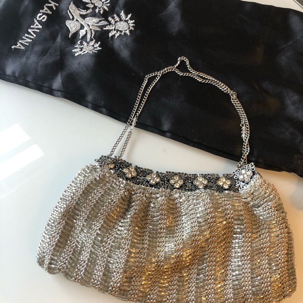 Clara Kasavina Clutch with Swarovski crystals